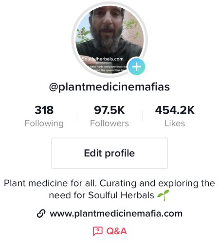 tiktok plant medicine